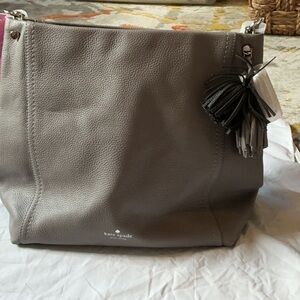 NWT KATE SPADE PALMER DRIVE SHOULDER BAG IN HARE GRAY